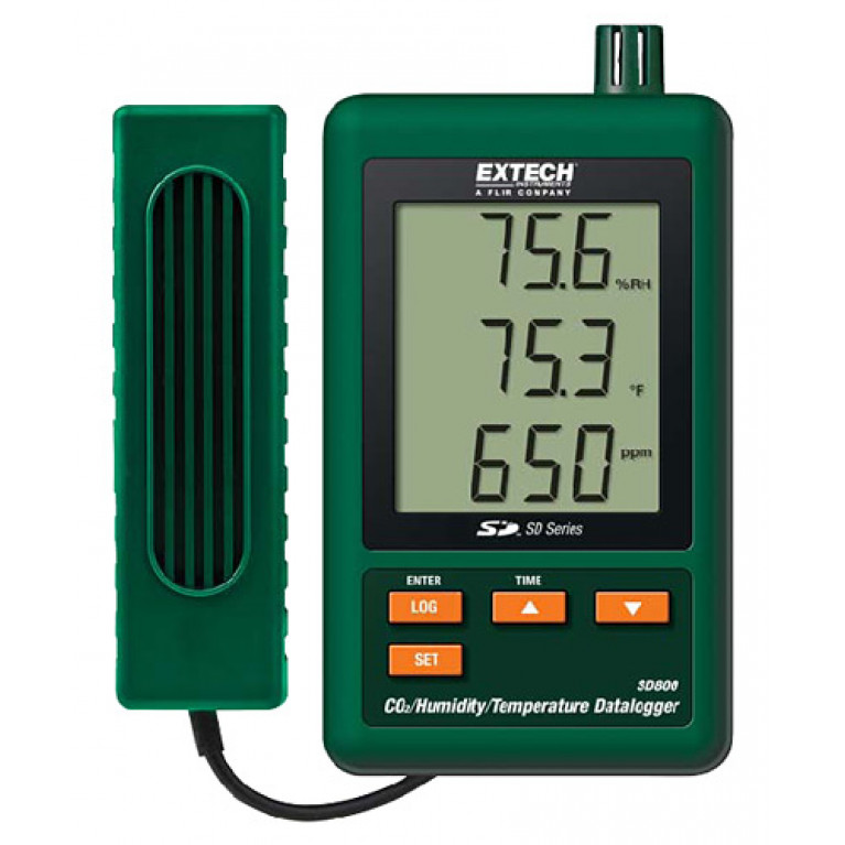 Регистратор данных Extech SD800 CO2/влажности/температуры