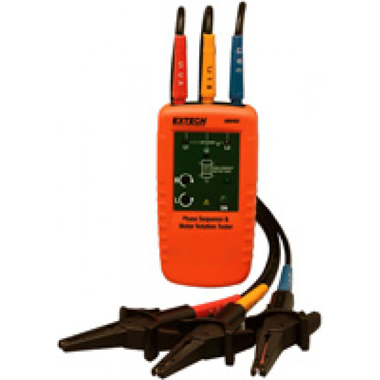 Extech 480403 Тестер последовательности фаз и вращения двигателя Extech 480403 Тестер последовательности фаз и вращения двигателя