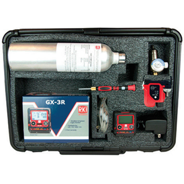 Комплект для мониторинга замкнутого пространства с четырьмя газами RKI Instruments GX-3R Комплект для мониторинга замкнутого пространства с четырьмя газами RKI Instruments GX-3R