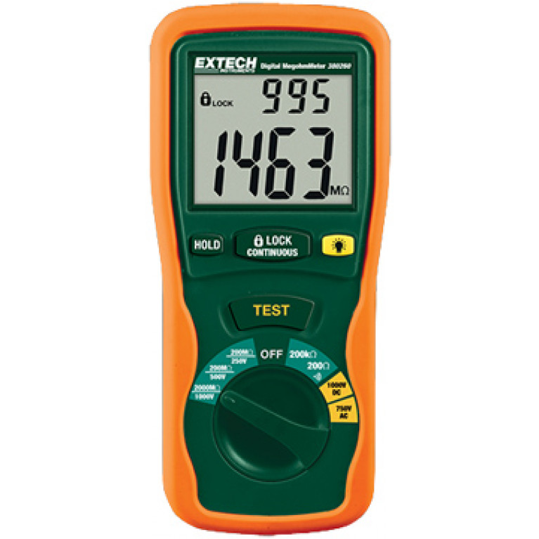 Extech 380260 Цифровой Мегаомметр с автоматическим выбором диапазона Extech 380260 Цифровой Мегаомметр с автоматическим выбором диапазона