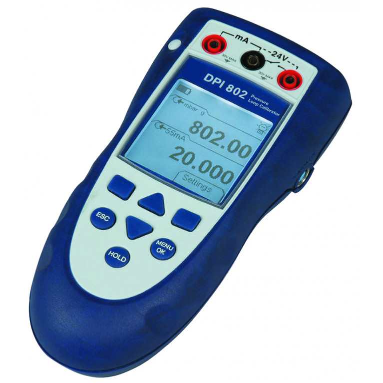 Индикатор давления Druck DPI 802 и калибратор контура