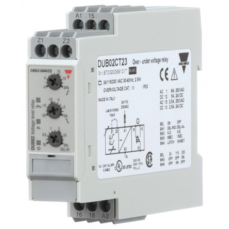 Реле контроля Carlo Gavazzi DUB02CT23