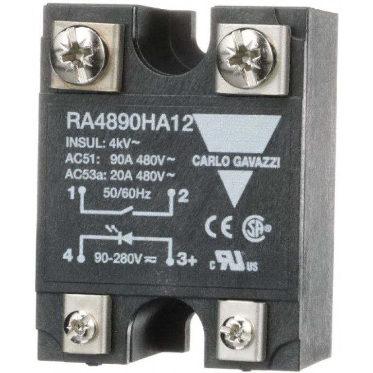 Твердотельное реле Carlo Gavazzi RA24 / RA44 / RA48 ZS