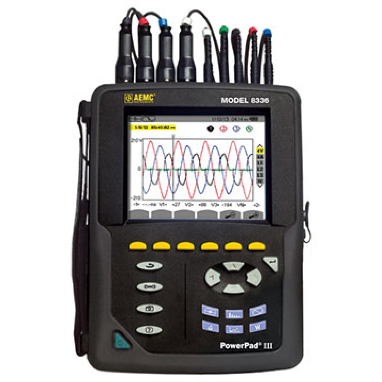 Анализаторы качества электроэнергии AEMC PowerPad III Model 8336 Анализаторы качества электроэнергии AEMC PowerPad III Model 8336