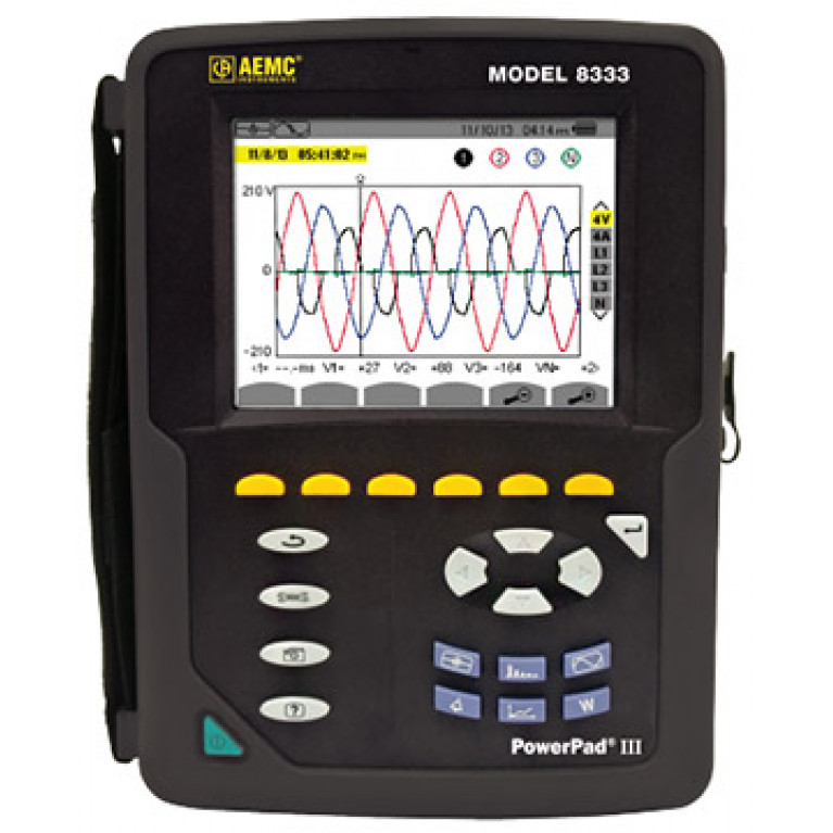 Анализаторы качества электроэнергии AEMC PowerPad III Model 8333 Анализаторы качества электроэнергии AEMC PowerPad III Model 8333