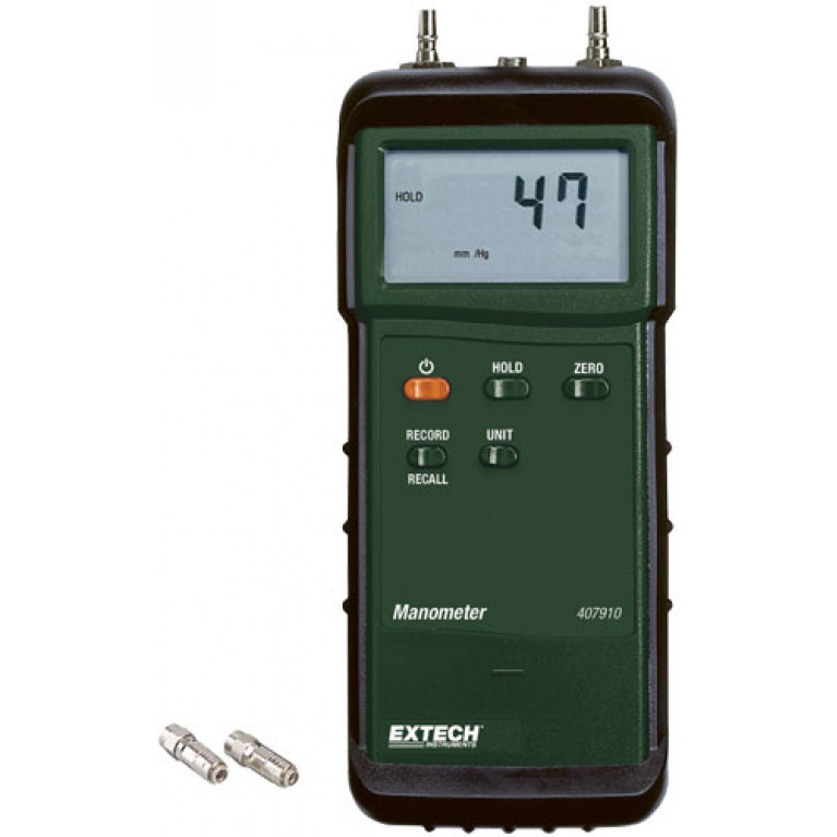 Extech 407910 Манометр дифференциального давления для тяжелых условий эксплуатации Extech 407910 Манометр дифференциального давления для тяжелых условий эксплуатации