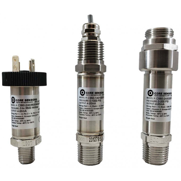 Core Sensors CS51 Невоспламеняющийся датчик низкого давления Core Sensors CS51 Невоспламеняющийся датчик низкого давления