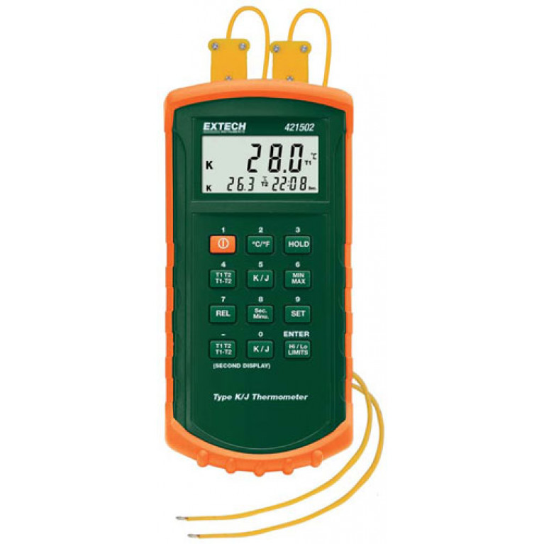 Extech 421502 Термометр с двумя входами
