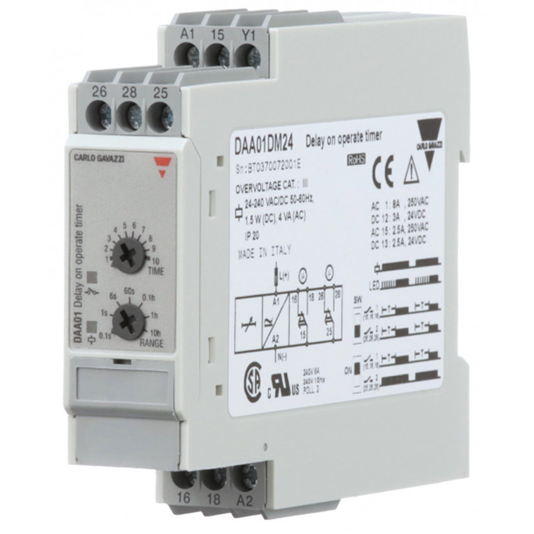 Таймер Carlo Gavazzi Type DAA01