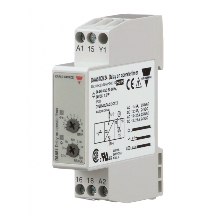Таймер Carlo Gavazzi серии Mini-D