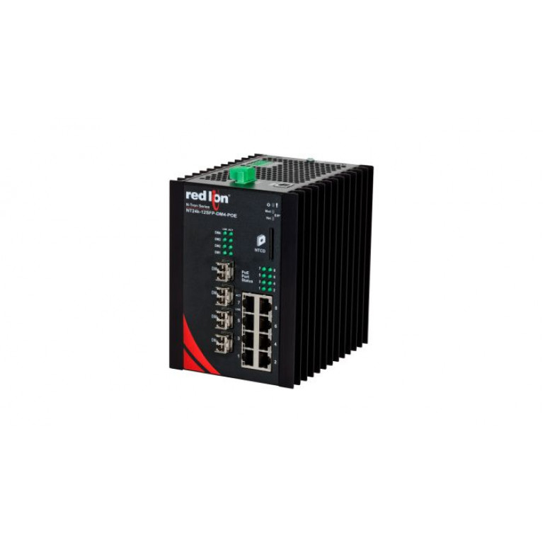 Красный лев NT24K-12SFP-DM4-POE
